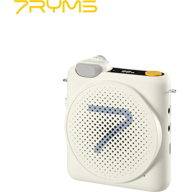 7Ryms WA2 Presentatie-Speaker w/ Wireless Microphone White