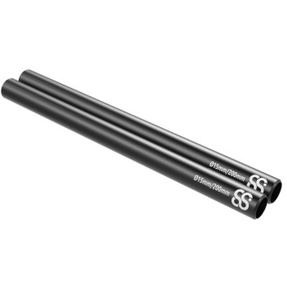8Sinn 20cm 15mm Black Rods 2pcs