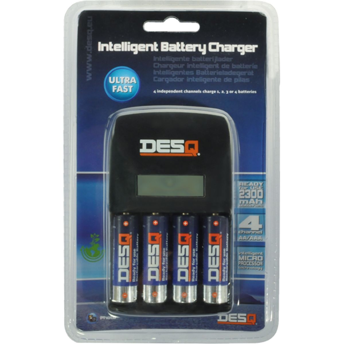 Desq Inteligent Fast Charger w/ Ready 4 Use Batt + 12V - image 2 of 4
