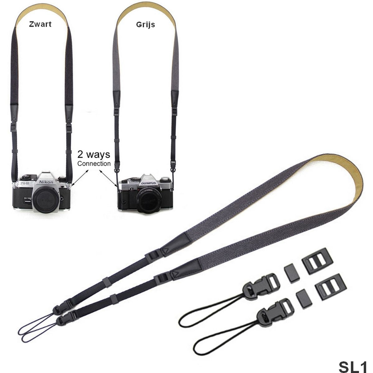 GGS SL-1 Camerastrap Black