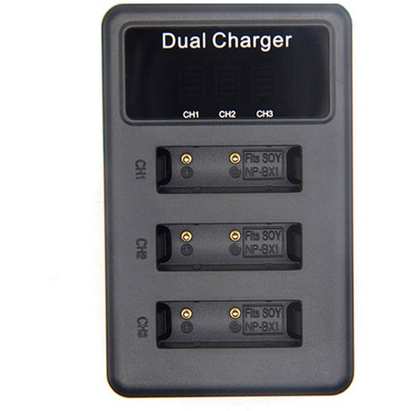 Mcoplus Triplecharger USB Sony NP-BX1