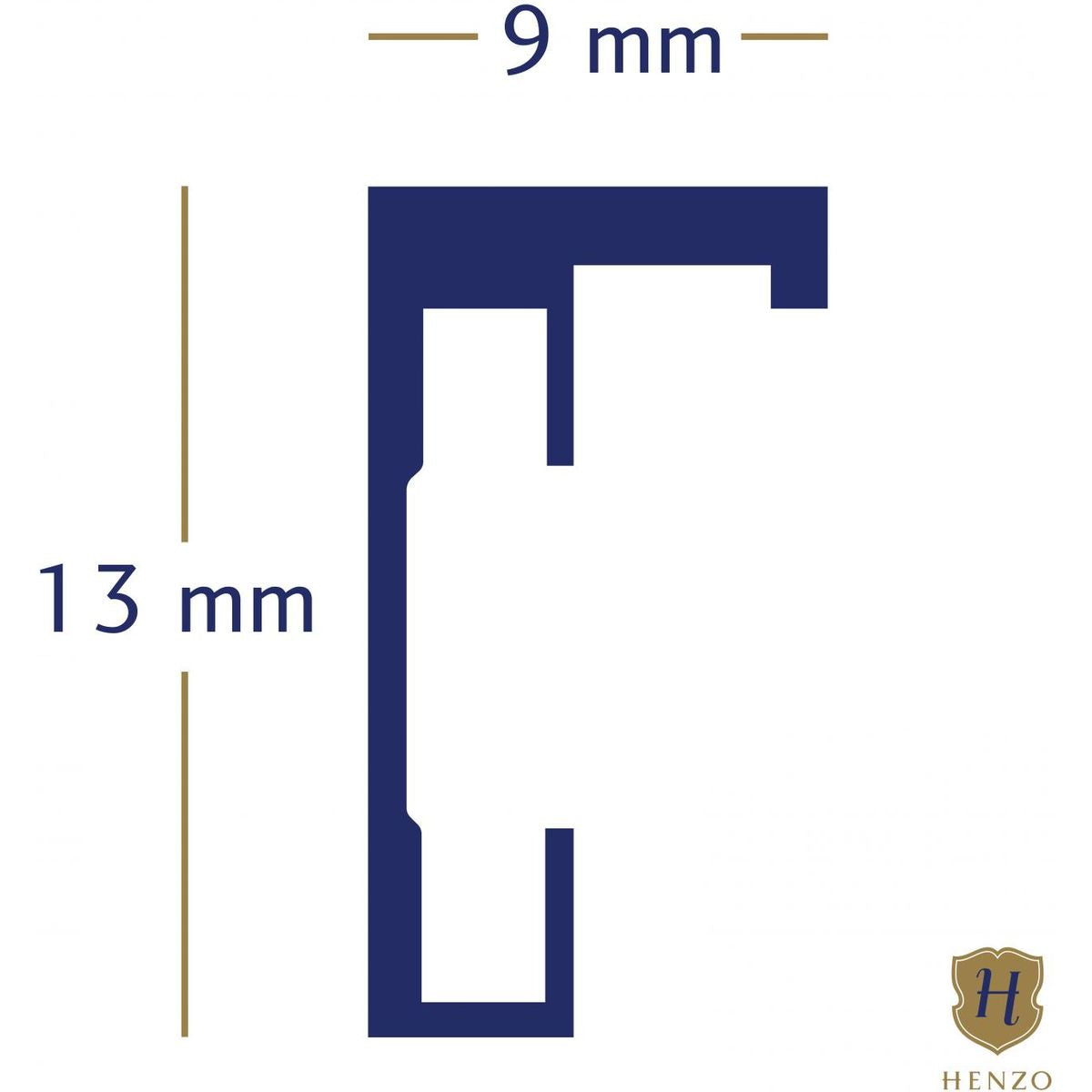 Henzo Manhatten 10x15 Gold - image 3 of 3