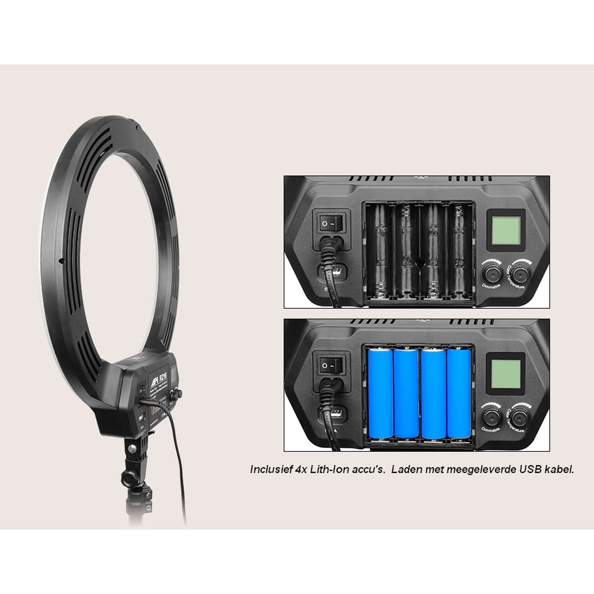 KingJoy R216+fl2009+bd3+lc15 Ringlight Set - image 3 of 3