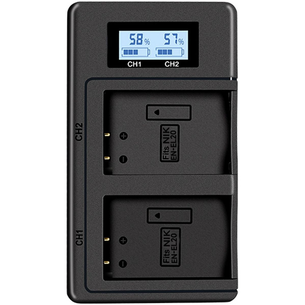 Mcoplus Duocharger USB Nikon EN-EL20