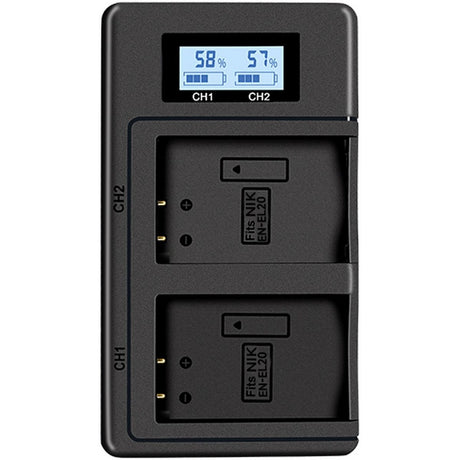 Mcoplus Duocharger USB Nikon EN-EL20