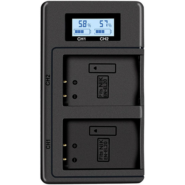 Mcoplus Duocharger USB Nikon EN-EL20