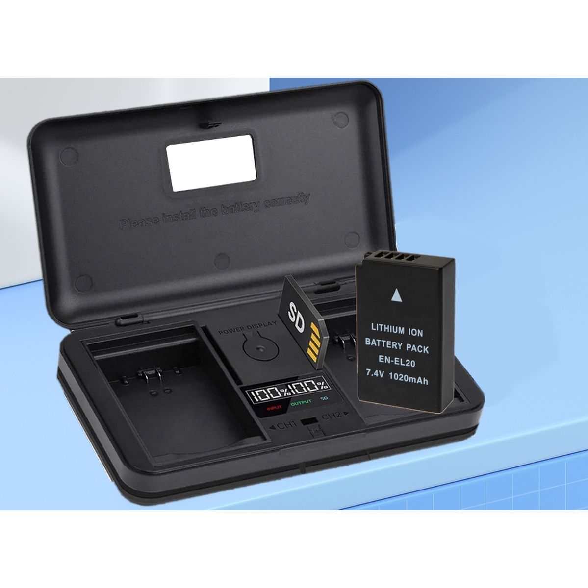 Mcoplus Duocharger USB EN-EL20 SD