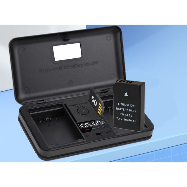 Mcoplus Duocharger USB EN-EL20 SD