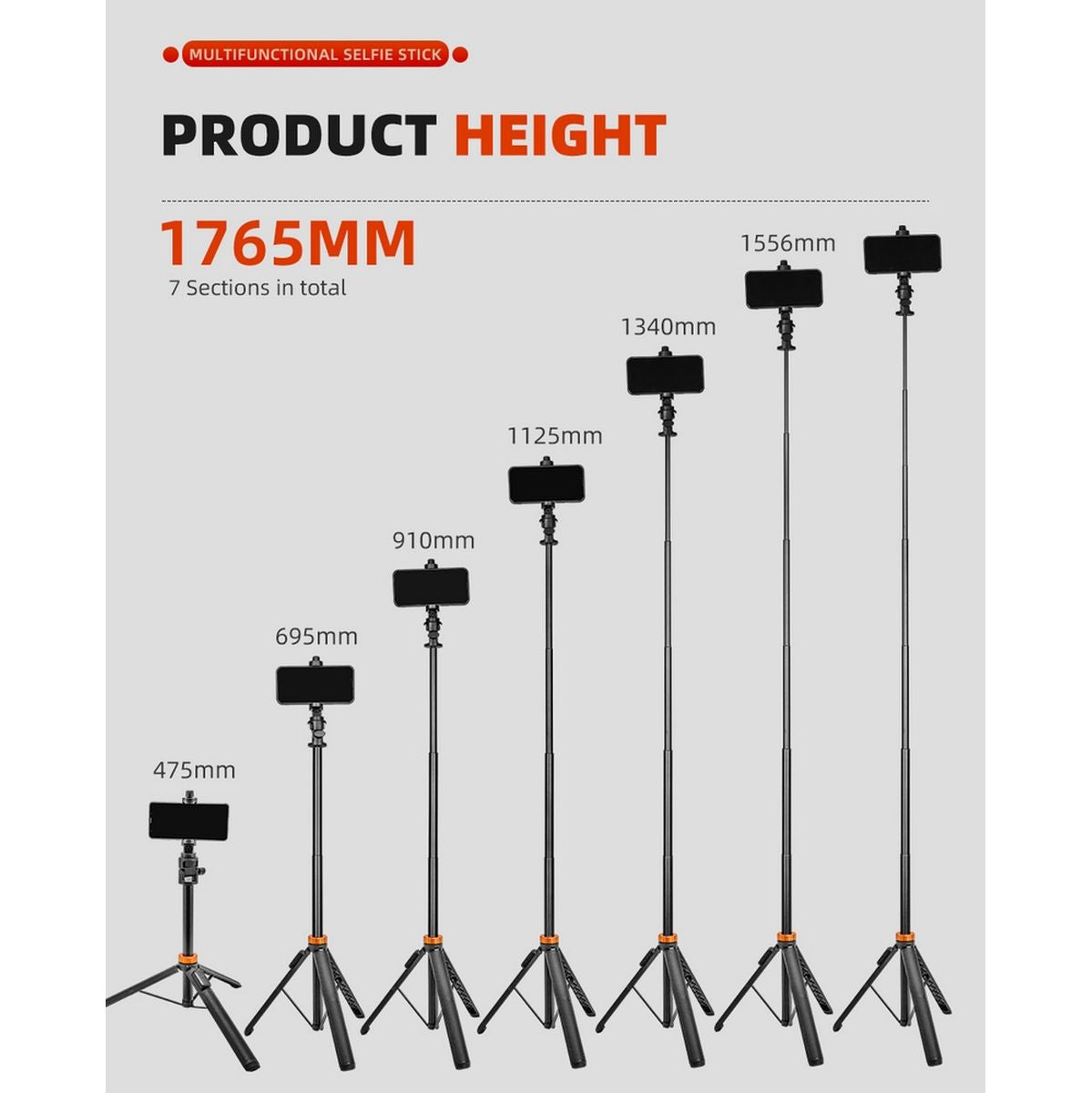 KingJoy M080 Selfiestick/Tripod - image 3 of 3