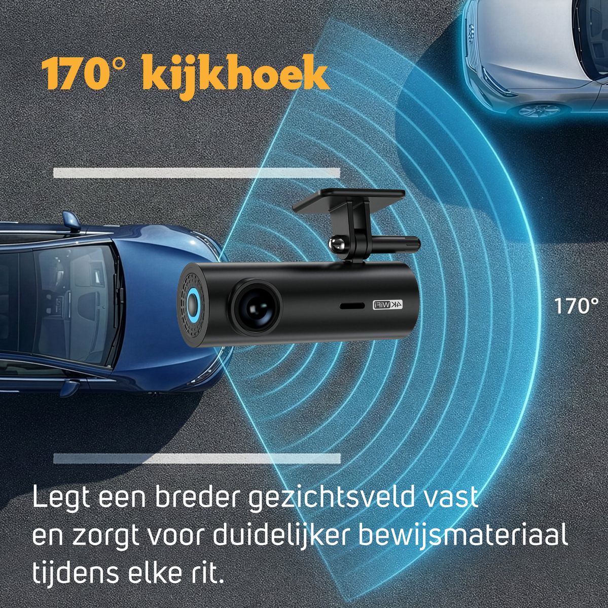 Pora&Co Dashcam Dual Lens 4K Â€ For Achter Camera - image 5 of 5