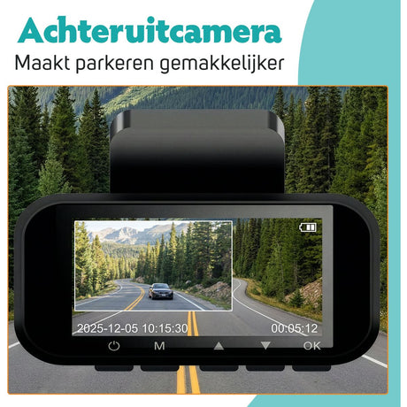 Pora&Co Dashcam 4K Ultra HD Â€ 3 inch LCD Scherm - image 2 of 5