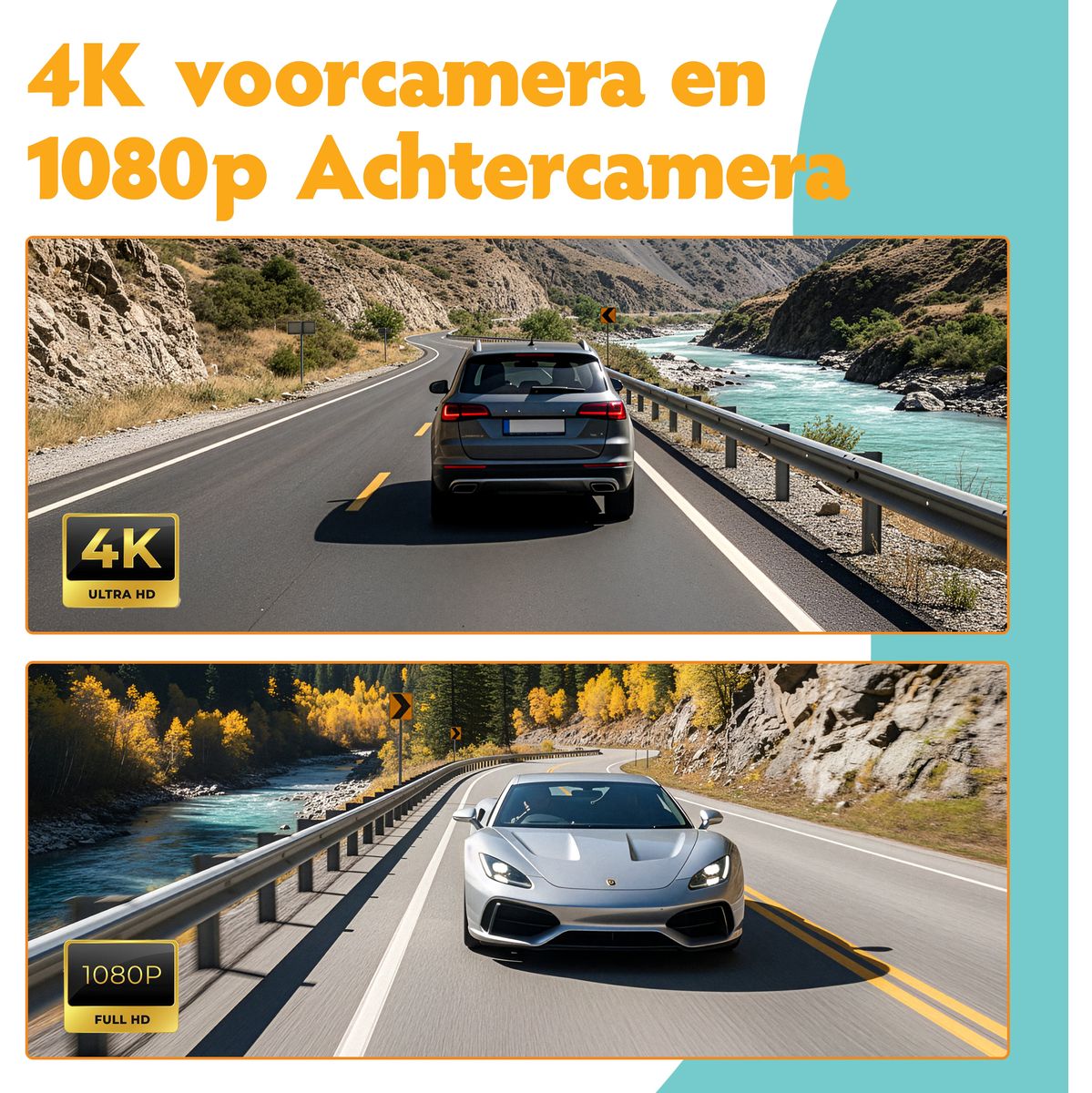 Pora&Co Dashcam 4K Ultra HD Â€ 3 inch LCD Scherm - image 4 of 5