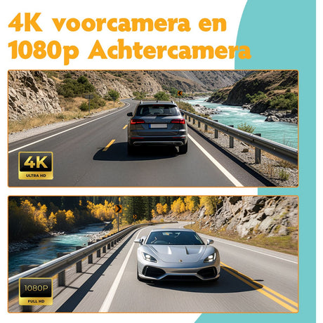 Pora&Co Dashcam 4K Ultra HD Â€ 3 inch LCD Scherm - image 4 of 5