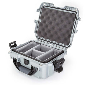 Nanuk Case w/ Padded Divider Silver Interior 239x188x140mm