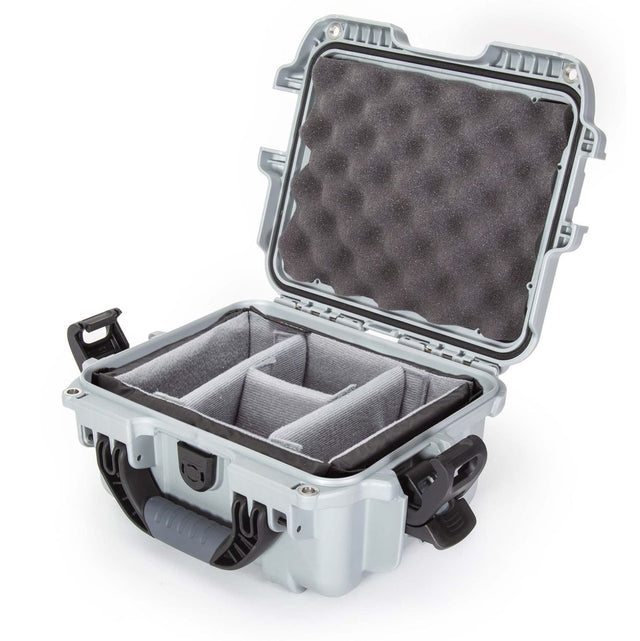Nanuk Case w/ Padded Divider Silver Interior 239x188x140mm
