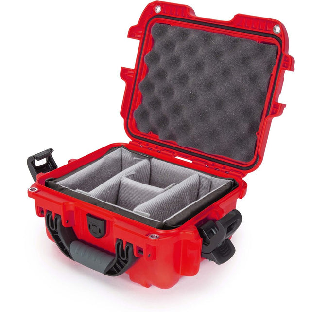 Nanuk Case w/ Padded Divider Red Interior 239x188x140mm