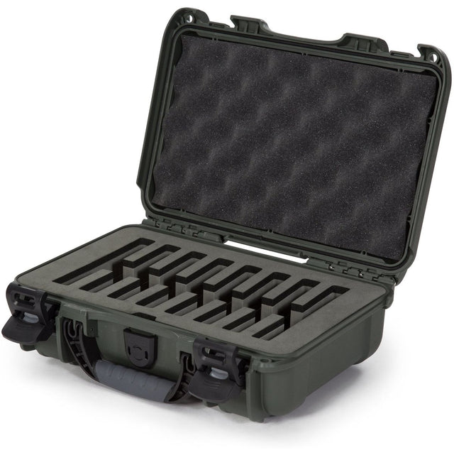 Nanuk Case w/ Foam Insert For 8 Knives Olive Interior 291x178x93mm