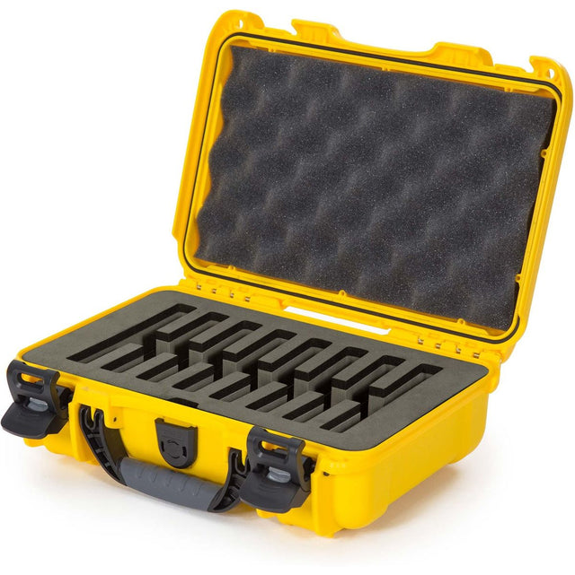 Nanuk Case w/ Foam Insert For 8 Knives Yellow Interior 291x178x93mm