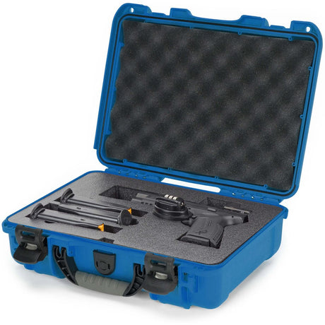 Nanuk 910 Pistol Optic Ready Case Blue Interior 335x234x97mm