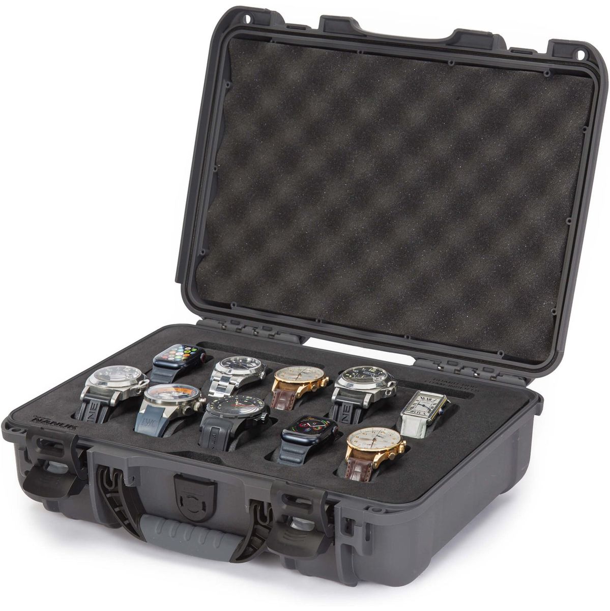 Nanuk Case w/ 10 Watch Graphite Interior 335x234x97mm