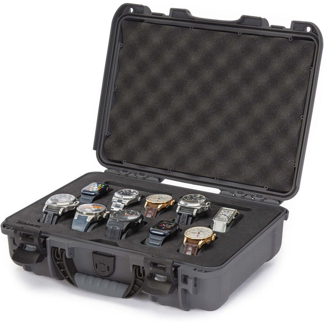 Nanuk Case w/ 10 Watch Graphite Interior 335x234x97mm