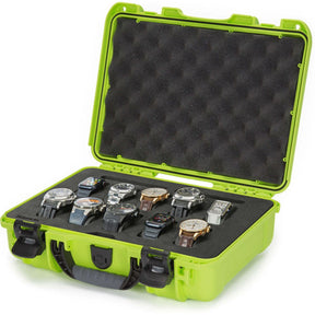 Nanuk Case w/ 10 Watch Lime Interior 335x234x97mm