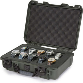 Nanuk Case w/ 10 Watch Olive Interior 335x234x97mm