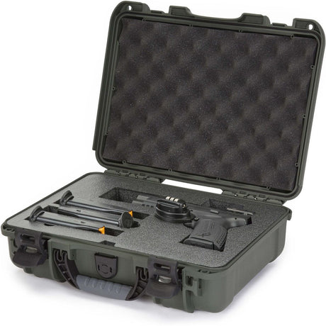 Nanuk 910 Pistol Optic Ready Case Olive Interior 335x234x97mm