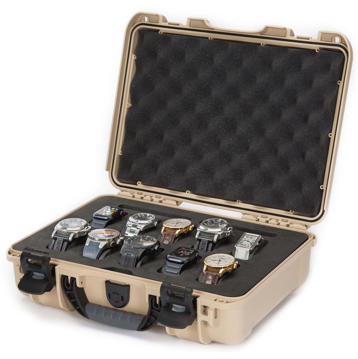 Nanuk Case w/ 10 Watch Tan Interior 335x234x97mm