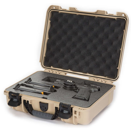 Nanuk 910 Pistol Optic Ready Case Tan Interior 335x234x97mm