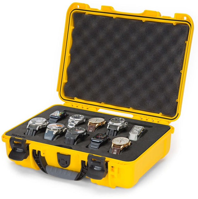 Nanuk Case w/ 10 Watch Yellow Interior 335x234x97mm