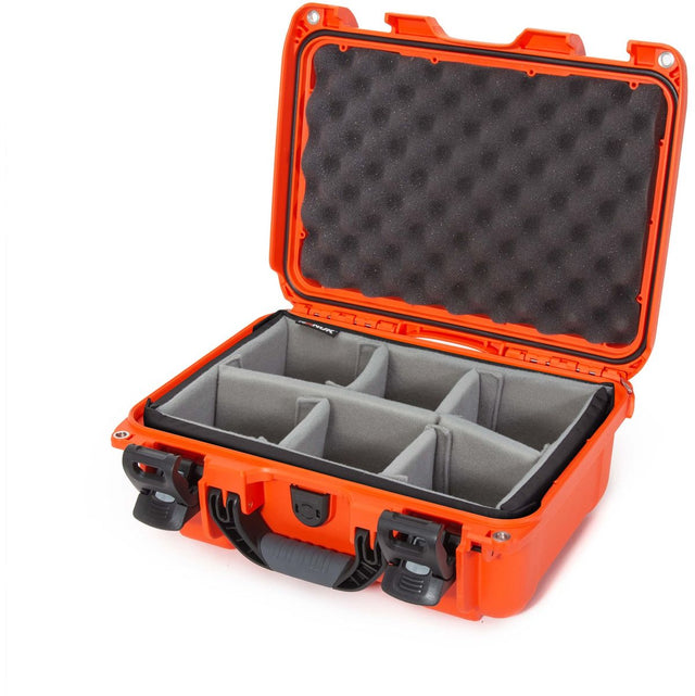 Nanuk Case w/ Padded Divider Orange Interior 351x236x157mm