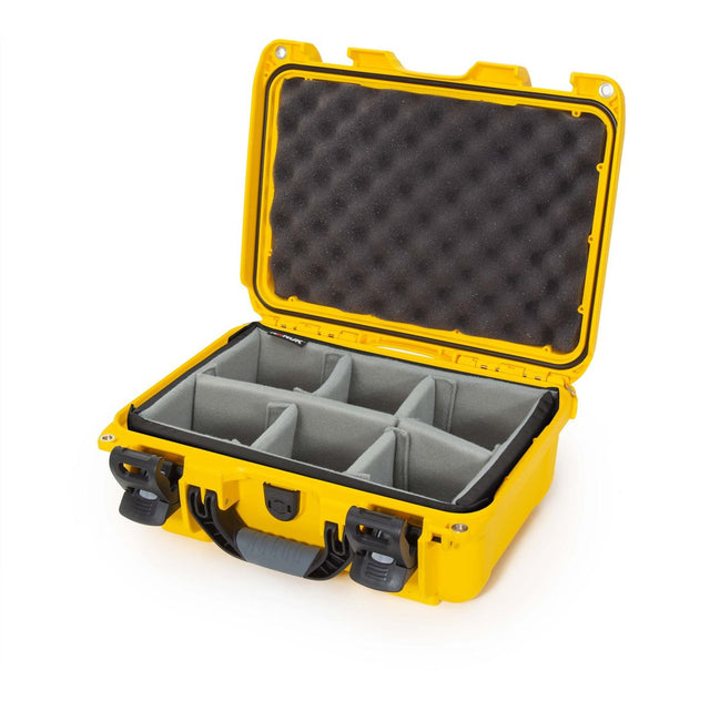 Nanuk Case w/ Padded Divider Yellow Interior 351x236x157mm