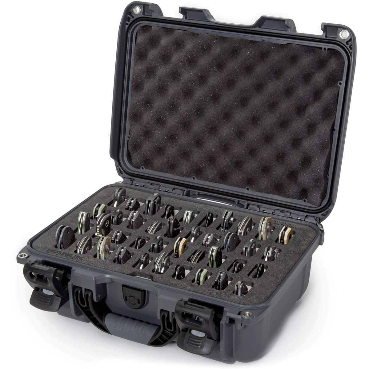 Nanuk Case w/ Foam Insert For 40 Knives Graphite Interior 351x236x157mm