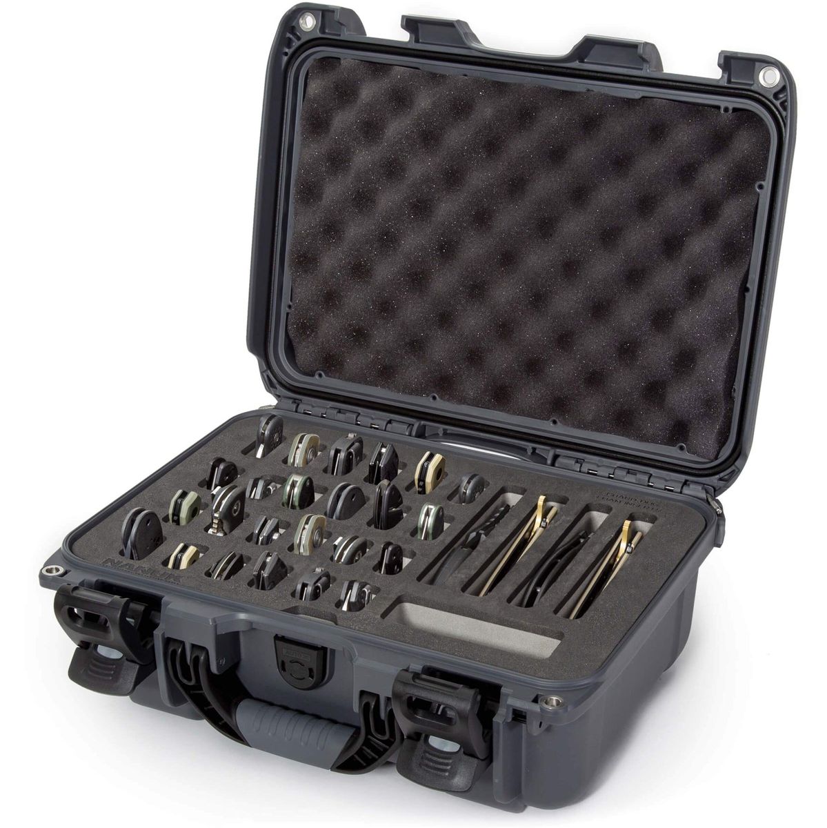 Nanuk Case w/ Foam Insert For 28 Knives Graphite Interior 351x236x157mm