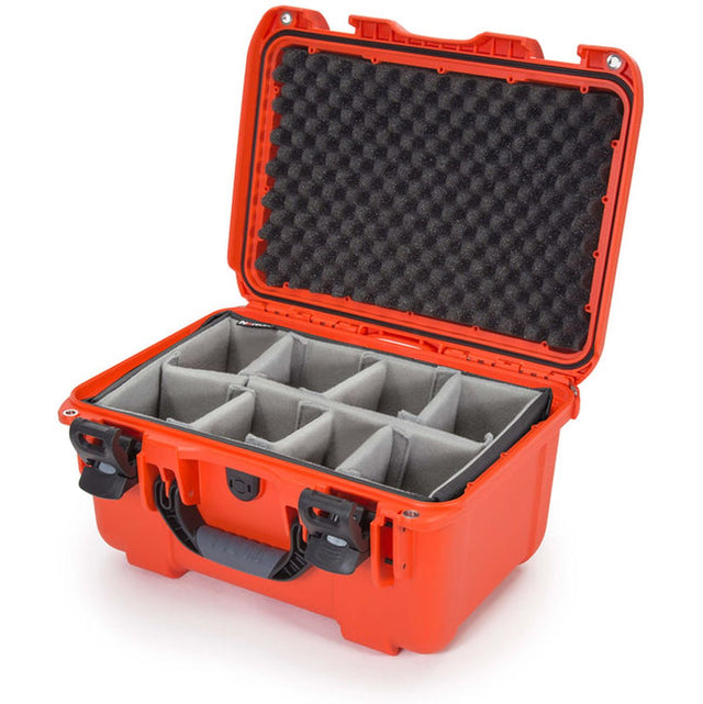 Nanuk Case w/ Padded Divider Orange Interior 376x246x193mm