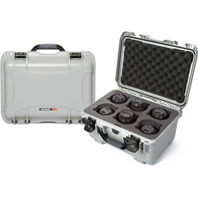 Nanuk Case w/ Foam Insert For 6 Lens Silver Interior 376x246x193mm