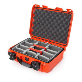 Nanuk Case w/ Padded Divider Orange Interior 381x267x157mm