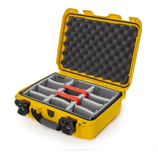 Nanuk Case w/ Padded Divider Yellow Interior 381x267x157mm