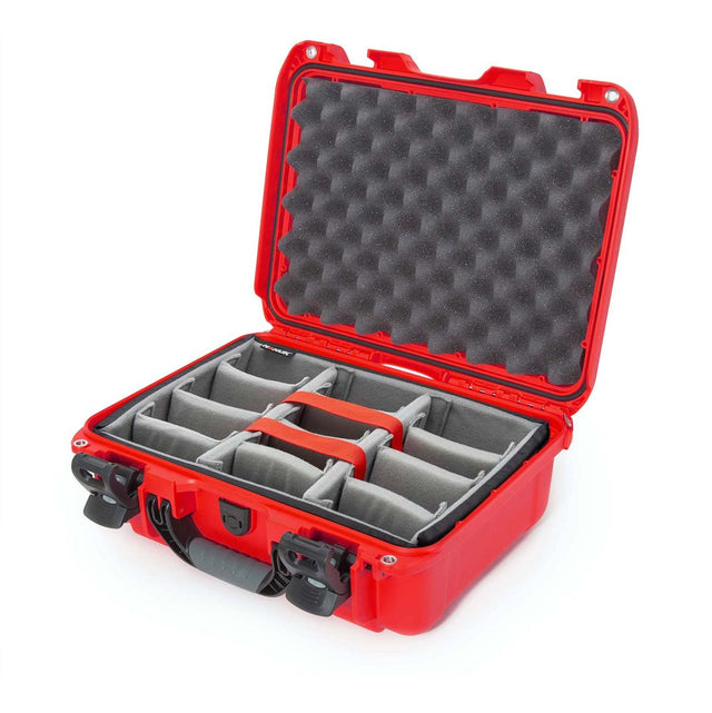 Nanuk Case w/ Padded Divider Red Interior 381x267x157mm