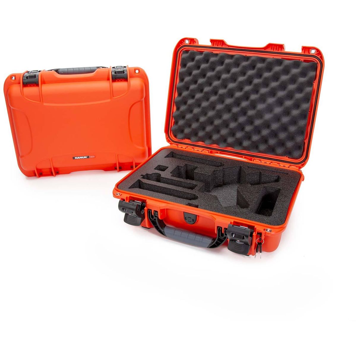 Nanuk Case w/ Foam Insert For Ronin-S TSA Latches Orange Interior 424x287x137mm