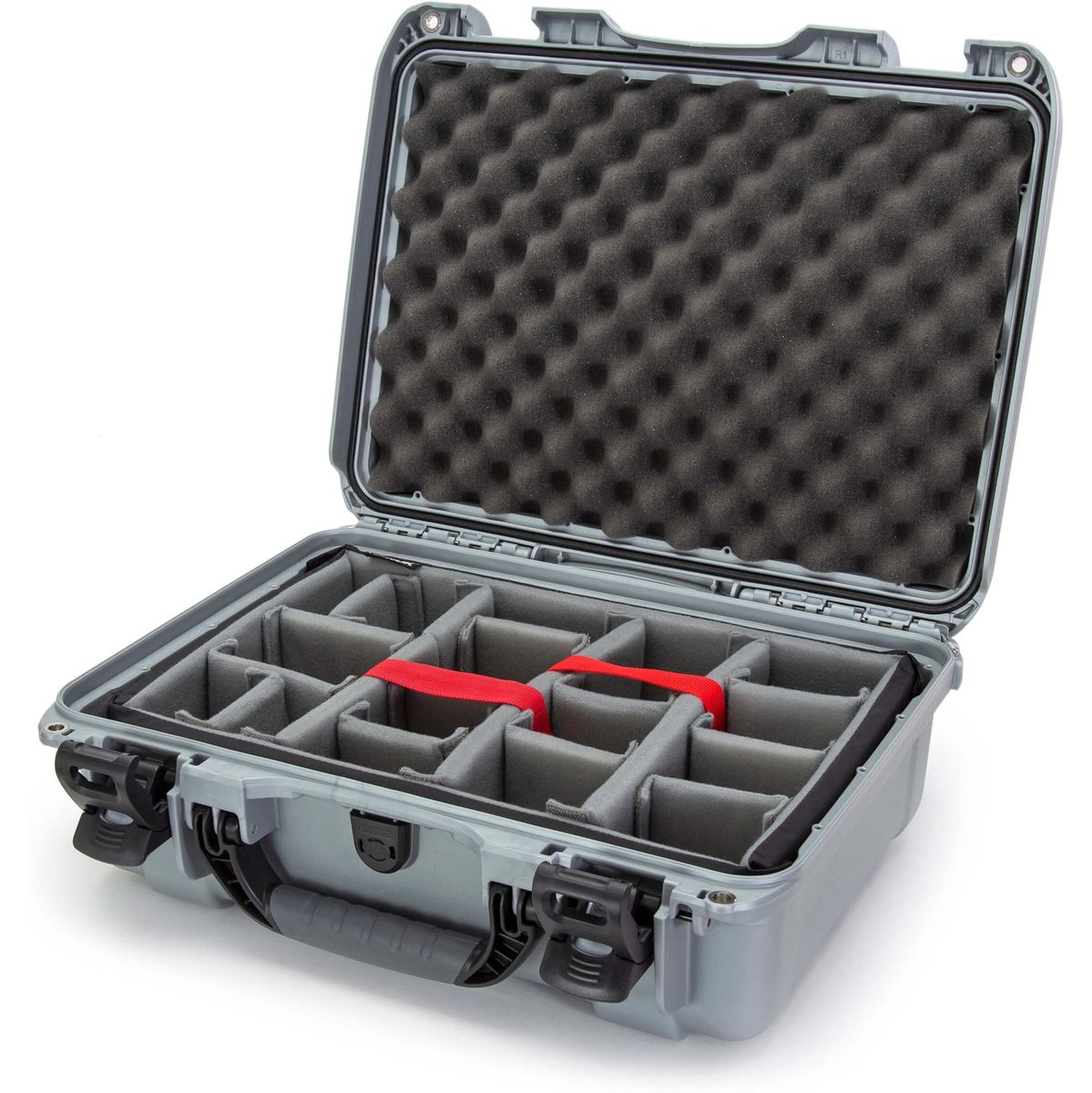 Nanuk Case w/ Padded Divider Silver Interior 432x300x163mm