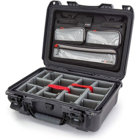 Nanuk Case w/ Lid Org. w/ Div Graphite Pro Photo Kit Case Interior 432x300x163mm