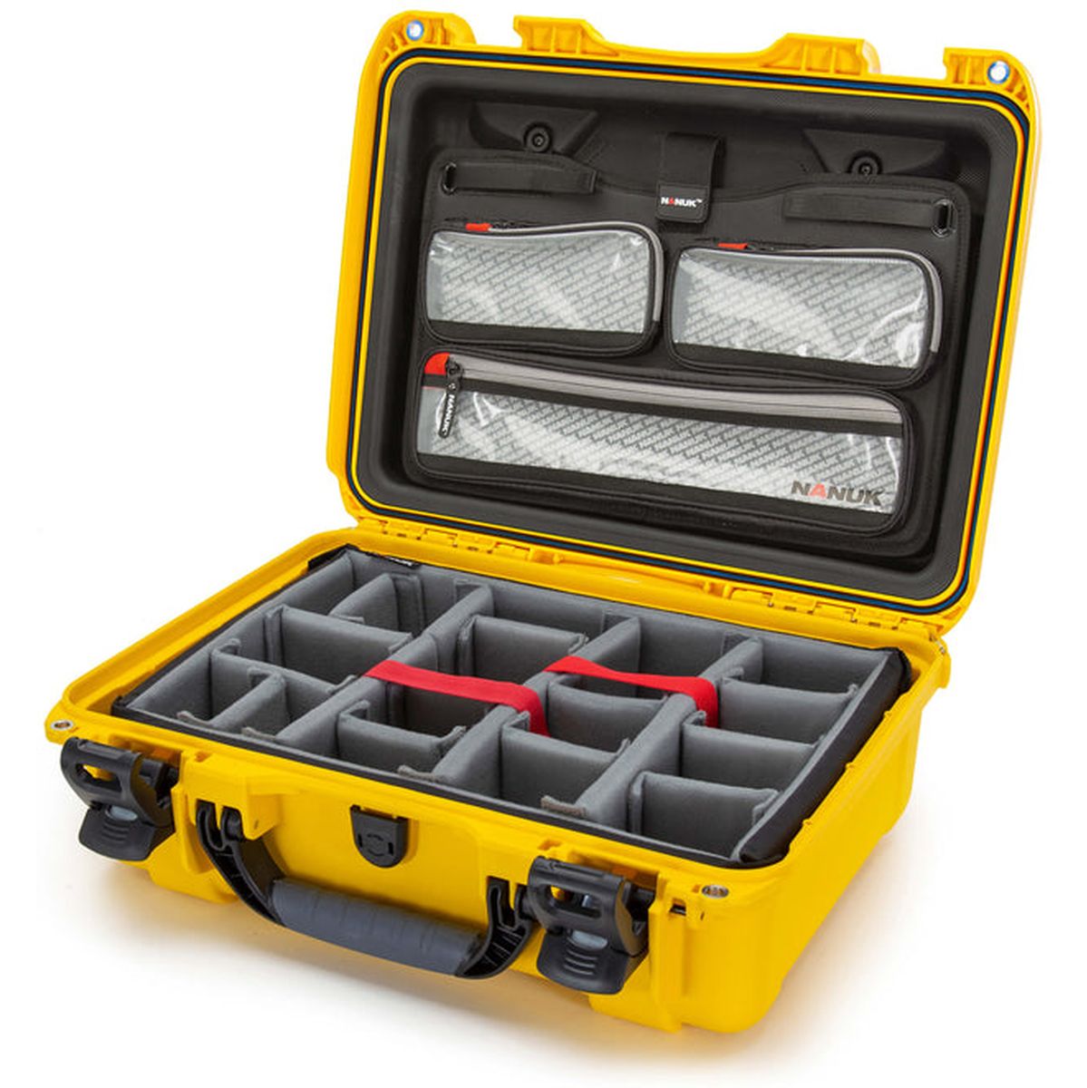 Nanuk Case w/ Lid Org. w/ Div Orange Pro Photo Kit Case Interior 432x300x163mm