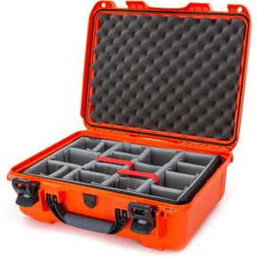 Nanuk Case w/ Padded Divider Orange Interior 457x330x175mm