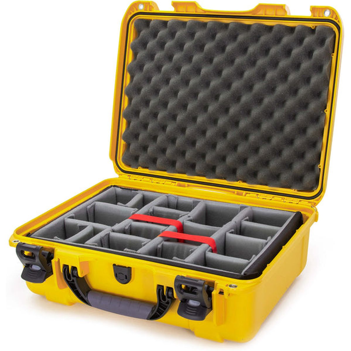 Nanuk Case w/ Padded Divider Yellow Interior 457x330x175mm