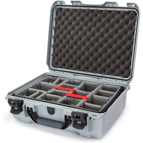 Nanuk Case w/ Padded Divider Silver Interior 457x330x175mm