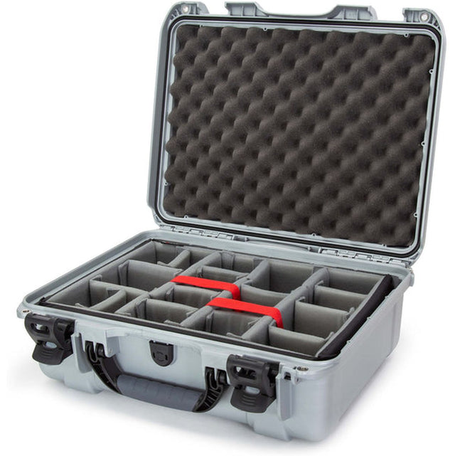 Nanuk Case w/ Padded Divider Silver Interior 457x330x175mm