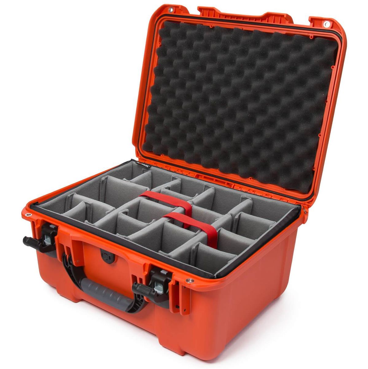 Nanuk Case w/ Padded Divider Orange Interior 457x330x241mm