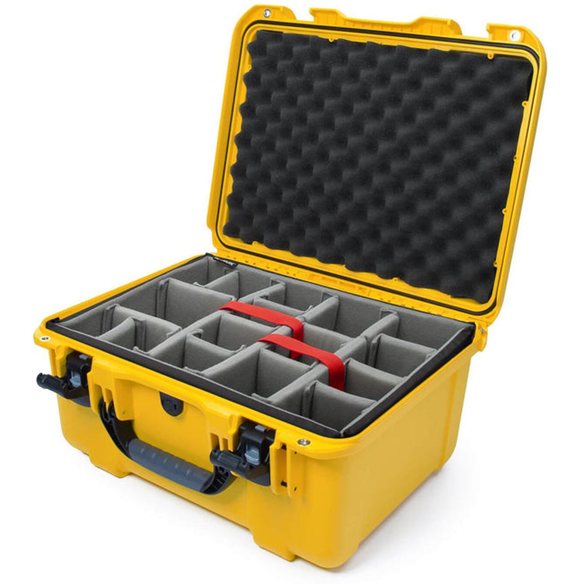 Nanuk Case w/ Padded Divider Yellow Interior 457x330x241mm